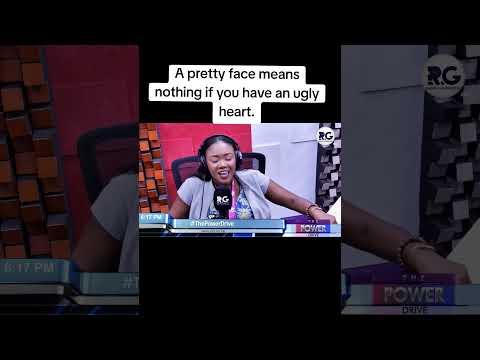 A pretty face means nothing if you have an ugly heart