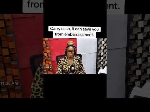 Carry cash, it can save you from embarrassment