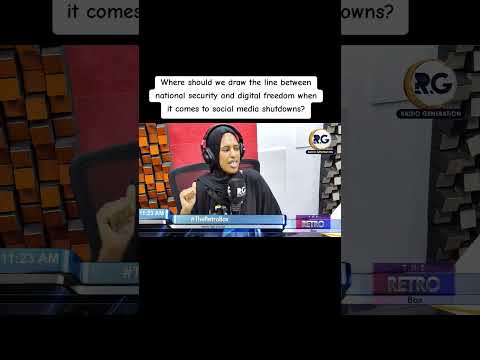 Where should we draw the line between national security and digital freedom when shutting media?