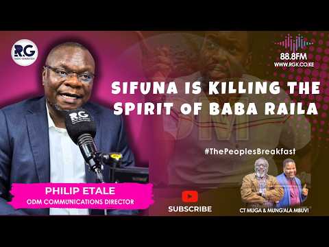 Edwin Sifuna Is Killing The Spirit of Baba Raila. Give Oburu Oginga Time To Settle ~ Philip Etale