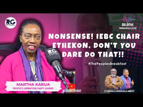 Martha Karua: Nonsense! Why Does IEBC Chair Ethekon Want To Ban Phones at The Polling Stations?!