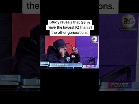Study reveals that Gen-z have the lowest IQ than all the other generations