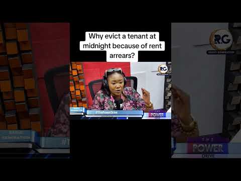 Why Evict A Tenant At Midnight Because Of Rent Arrears