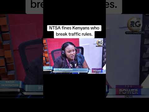 NTSA Fines Kenyans Who Break Traffic Rules