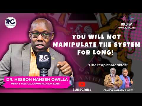 You Will Not Manipulate The System For Long! ~ Dr. Hesbon Hansen Owilla