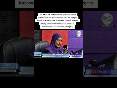 The KEWOTA scandal raises questions about governance and accountability