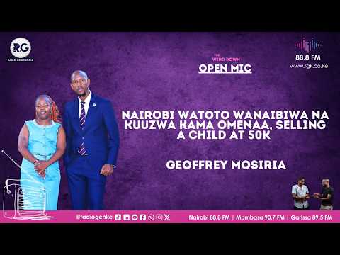 In The Streets Of Nairobi, People Are Stealing And Selling Kids At KSh 50,000 ~ Geoffrey Mosiria.