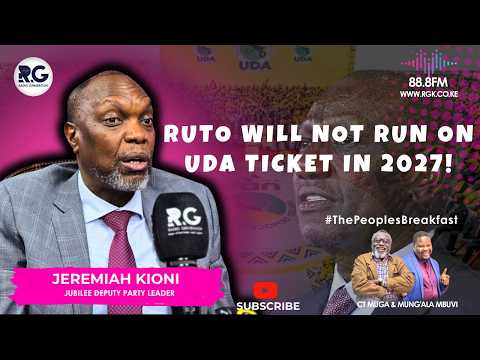 Ruto Will Not Run On UDA Ticket In 2027! Opposition Must Present Their Candidate Now