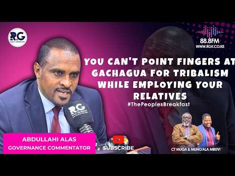 You cannot point fingers at Gachagua for tribalism while employing your relatives
