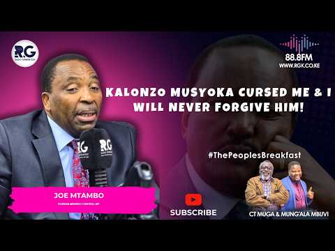 Kalonzo Musyoka Cursed Me & I will Never Forgive Him! ~Joe Mtambo