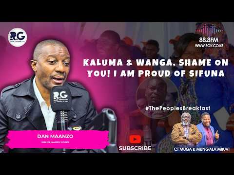 Kaluma & Wanga, Shame On You! I am Proud of Sifuna ~ Dan Maanzo