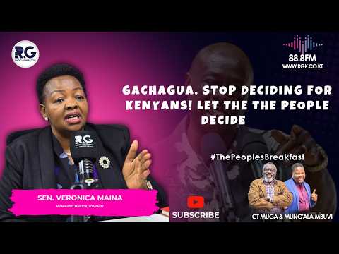 Gachagua, Stop Deciding For Kenyans! Let The The People Decide: Sen. Veronica Maina