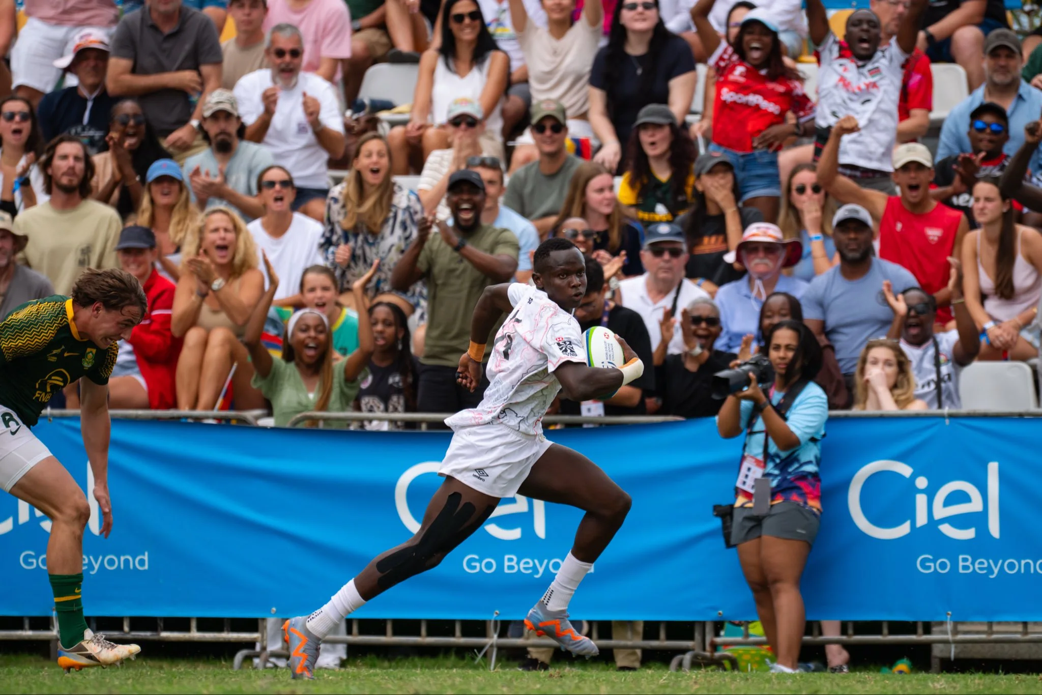 Kenyan Morans reach Africa Men's 7s final after difficult group stage
