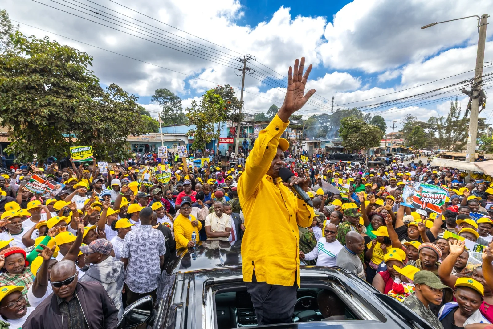 Deputy President Kithure Kindiki addressing the people at Gatundu South, Kiambu on October 6, 2026
