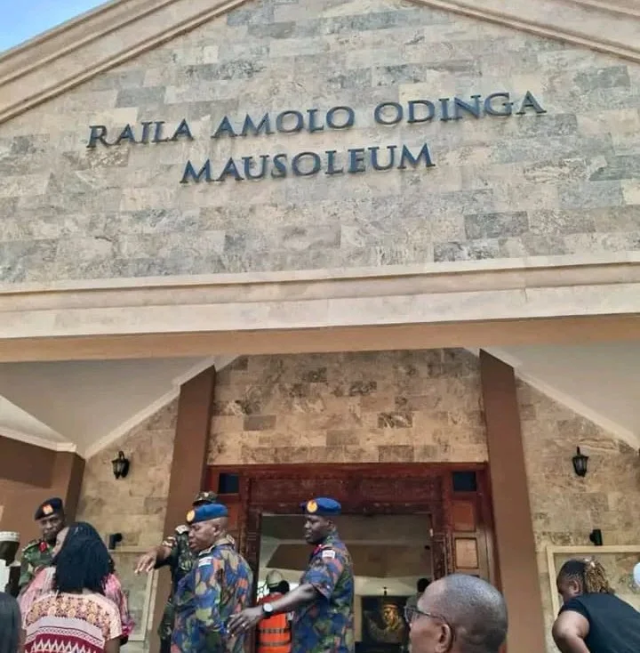 Raila Odinga Mausoleum in Bondo, Siaya County.