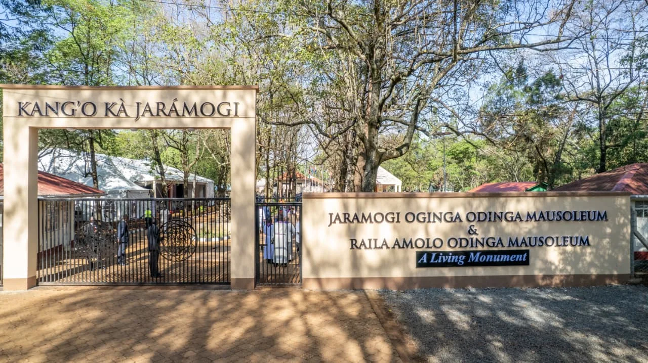 The Raila Odinga Mausoleum in Bondo, Siaya County