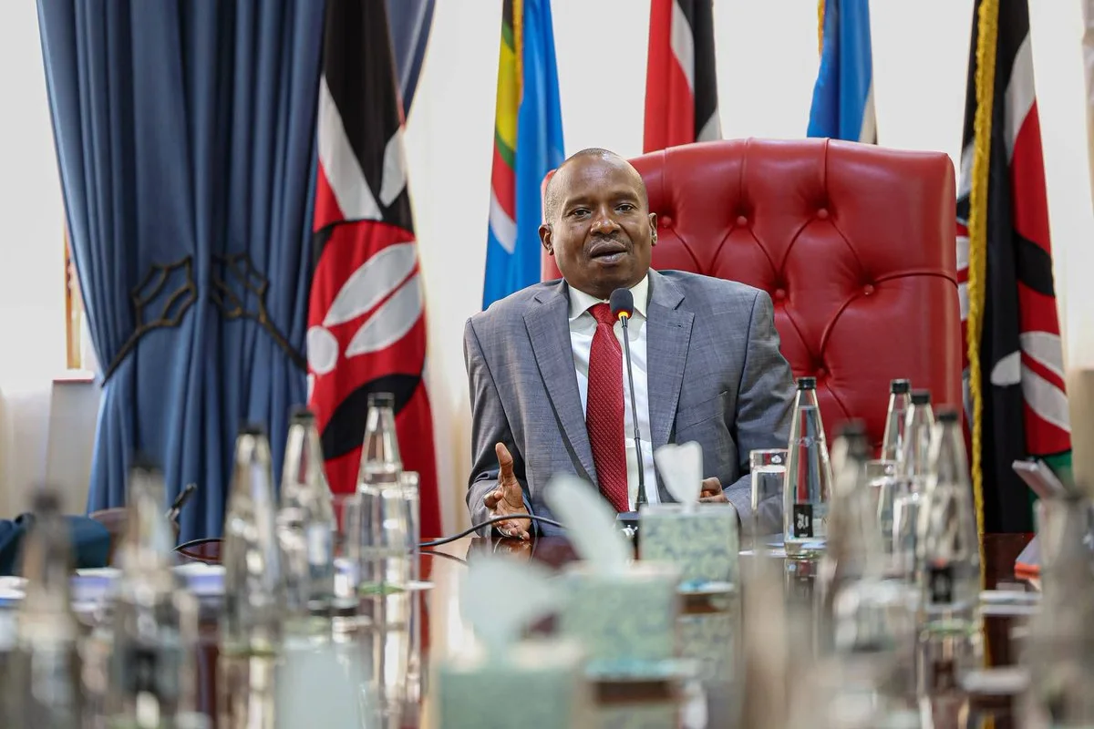 Deputy President Kithure Kindiki on October 7, 2026, at the Official Residence in Karen, Nairobi.