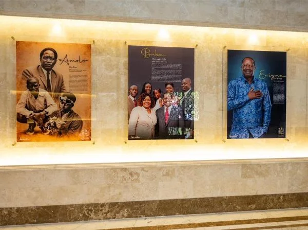 Inside the Raila Amolo Odinga Mausoleum in Bondo, Siaya on October 7, 2026