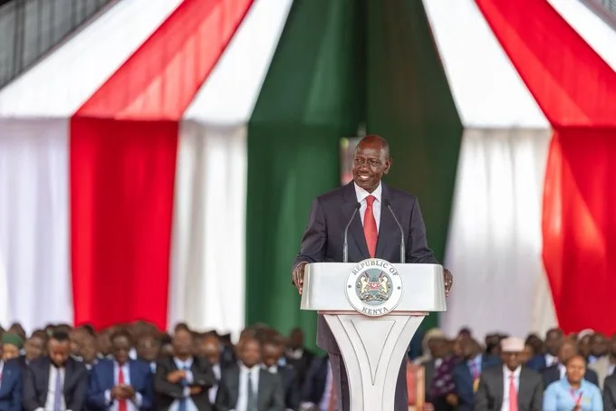 President William Ruto addressing the Agriculture and Food Security Transformation Summit at Jamhuri ASK Showground, Nairobi on October 8, 2026.