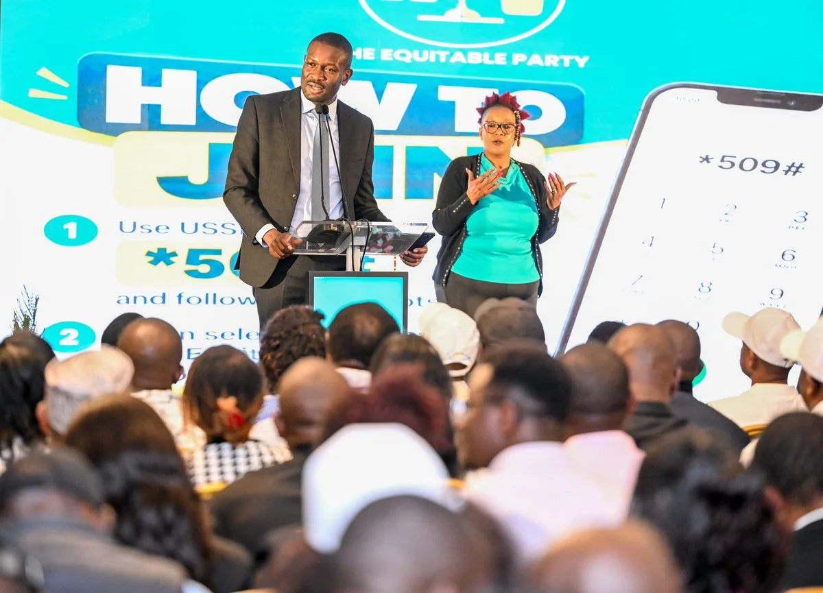 Nairobi Senator Edwin Sifuna during the launch of The Equitable Party (TEP) in Nairobi on October 4, 2026