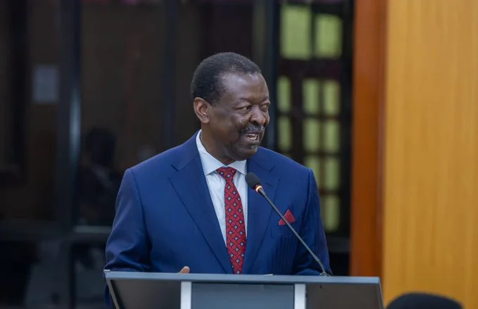 Prime Cabinet Secretary Musalia Mudavadi speaking during the National Development Implementation Committee on October 13, 2026