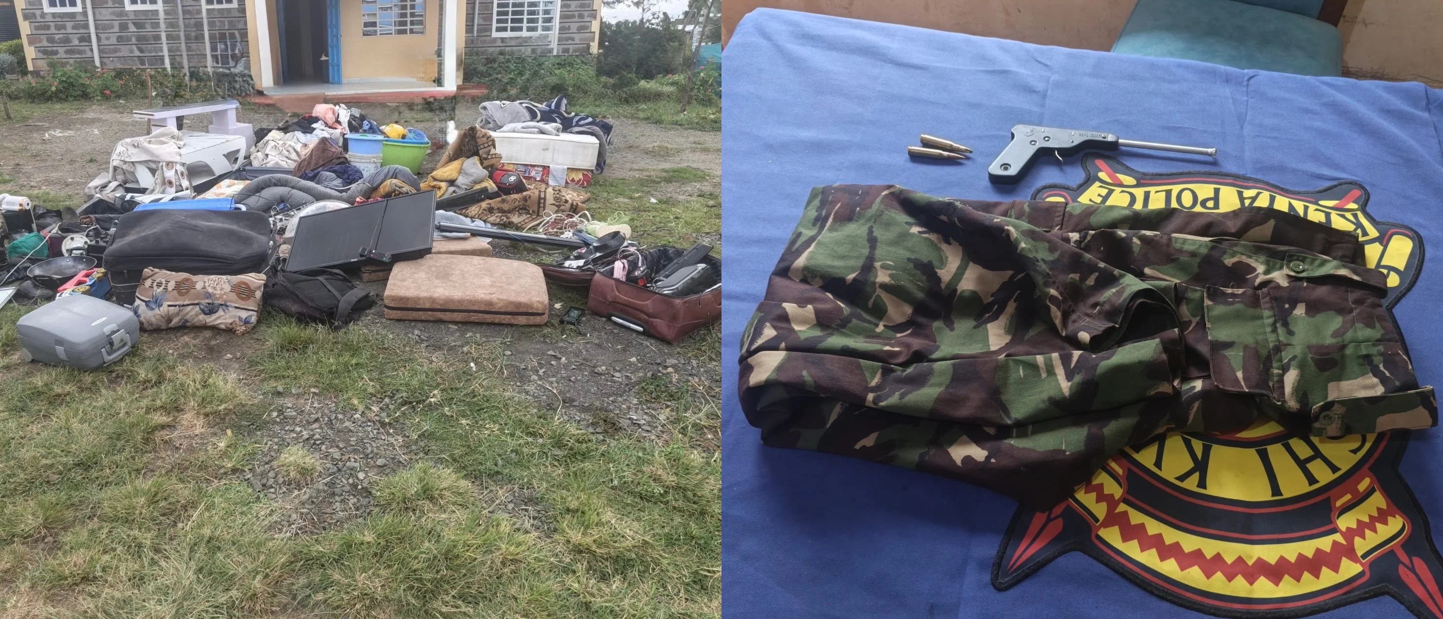 Stolen properties recovered by DCI detectives in Nakuru on October 13, 2026