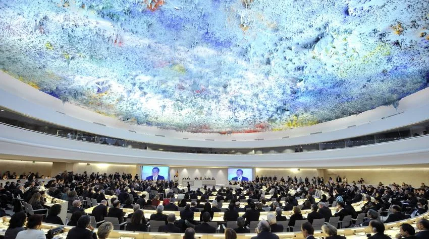 The UN Human Rights Council during a past session.