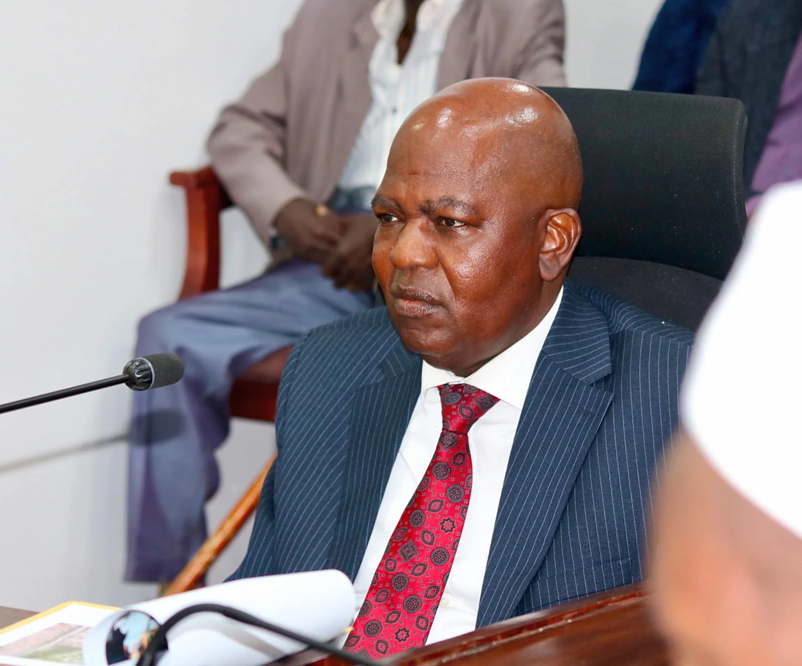Managing Director Philip Mainga appears before the Senate Committee on Roads, Transportation and Housing in parliament on 14th October, 2026. PHOTO/DAVID BOGONKO NYOKANG’I