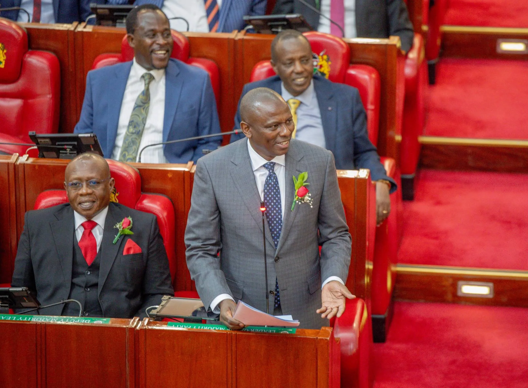 Leader of the Majority Party, Hon. Kimani Ichung’wah during the passage of the Tax Laws (Amendment) Bill (National Assembly Bill No. 65 of 2026) by the National Assembly on October 14, 2026.