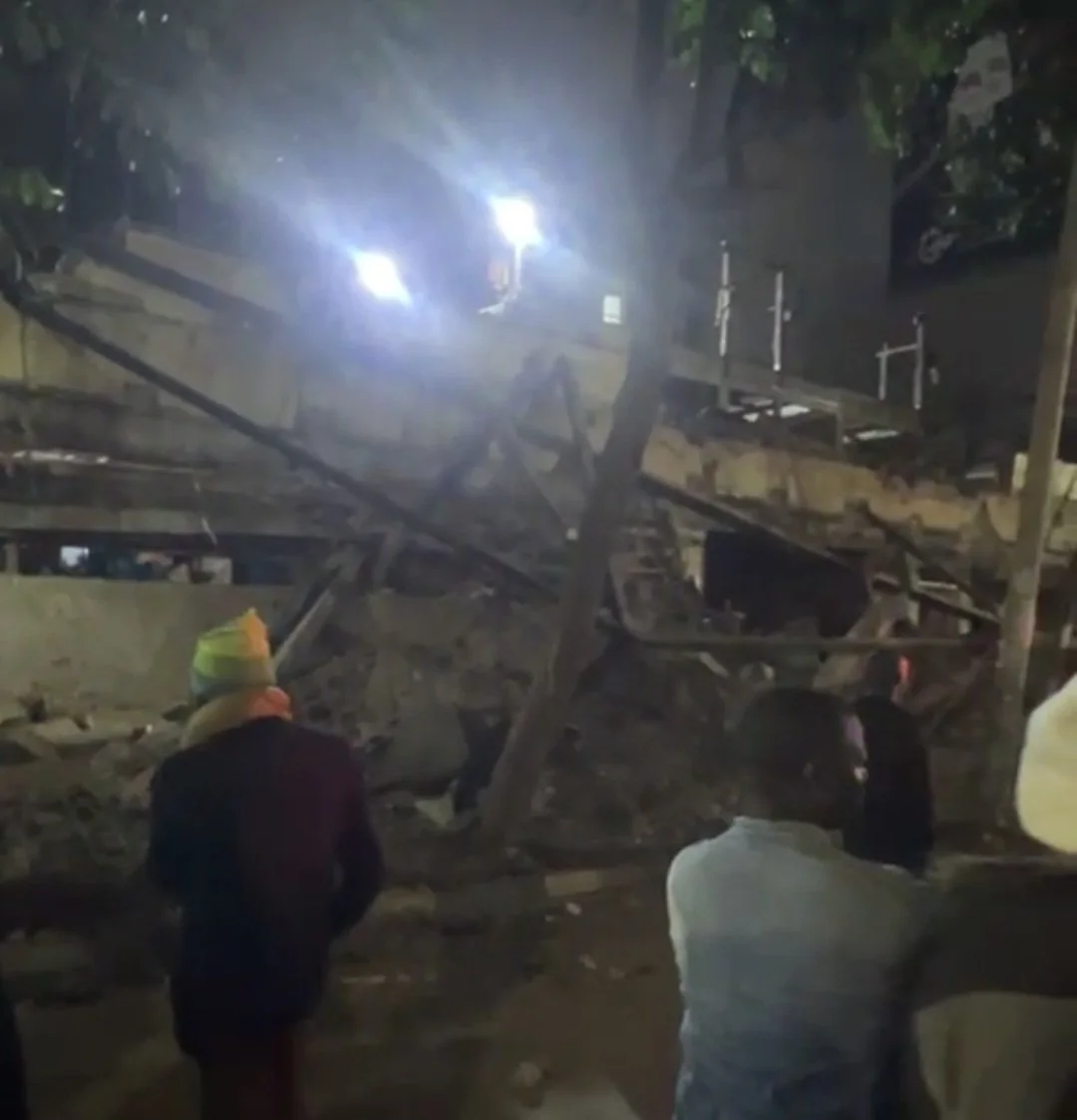Rubbles from the collapsed building that housed Club Avenida along Moi Avenue in Nairobi CBD on October 16, 2026.