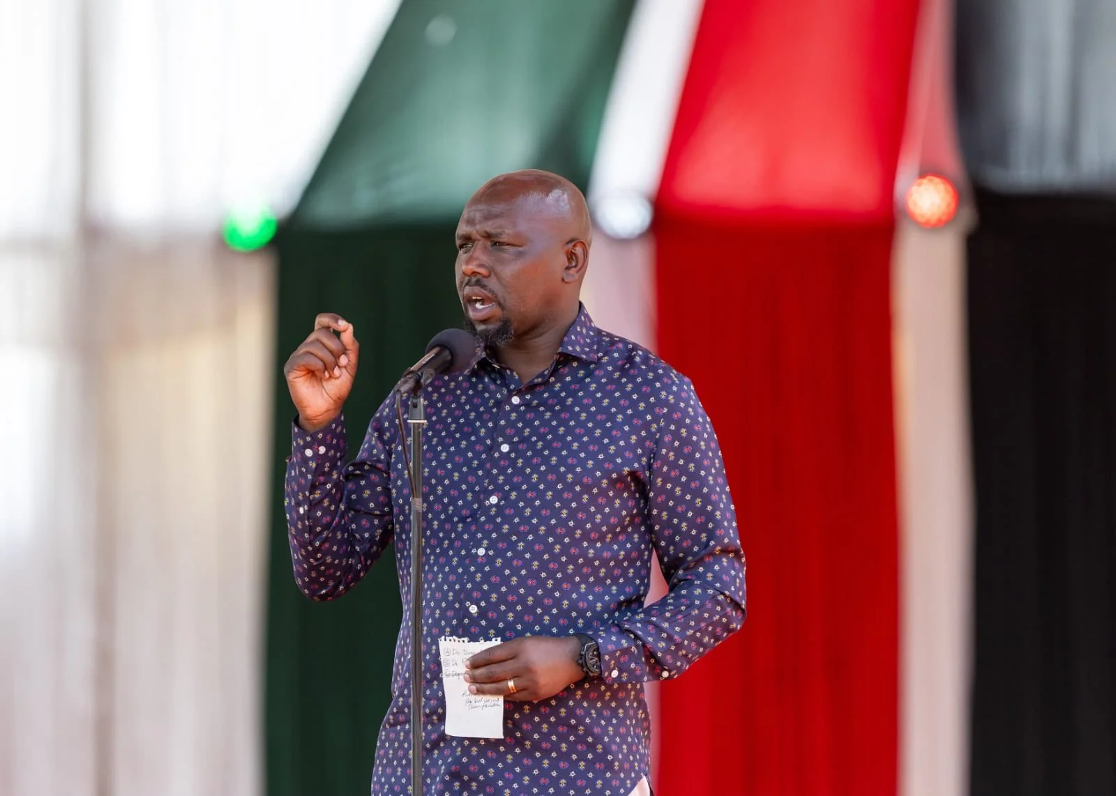Interior Cabinet Secretary Kipchumba Murkomen during a thanksgiving service at ACK Kapsabet Diocese, Nandi County on October 18, 2026.