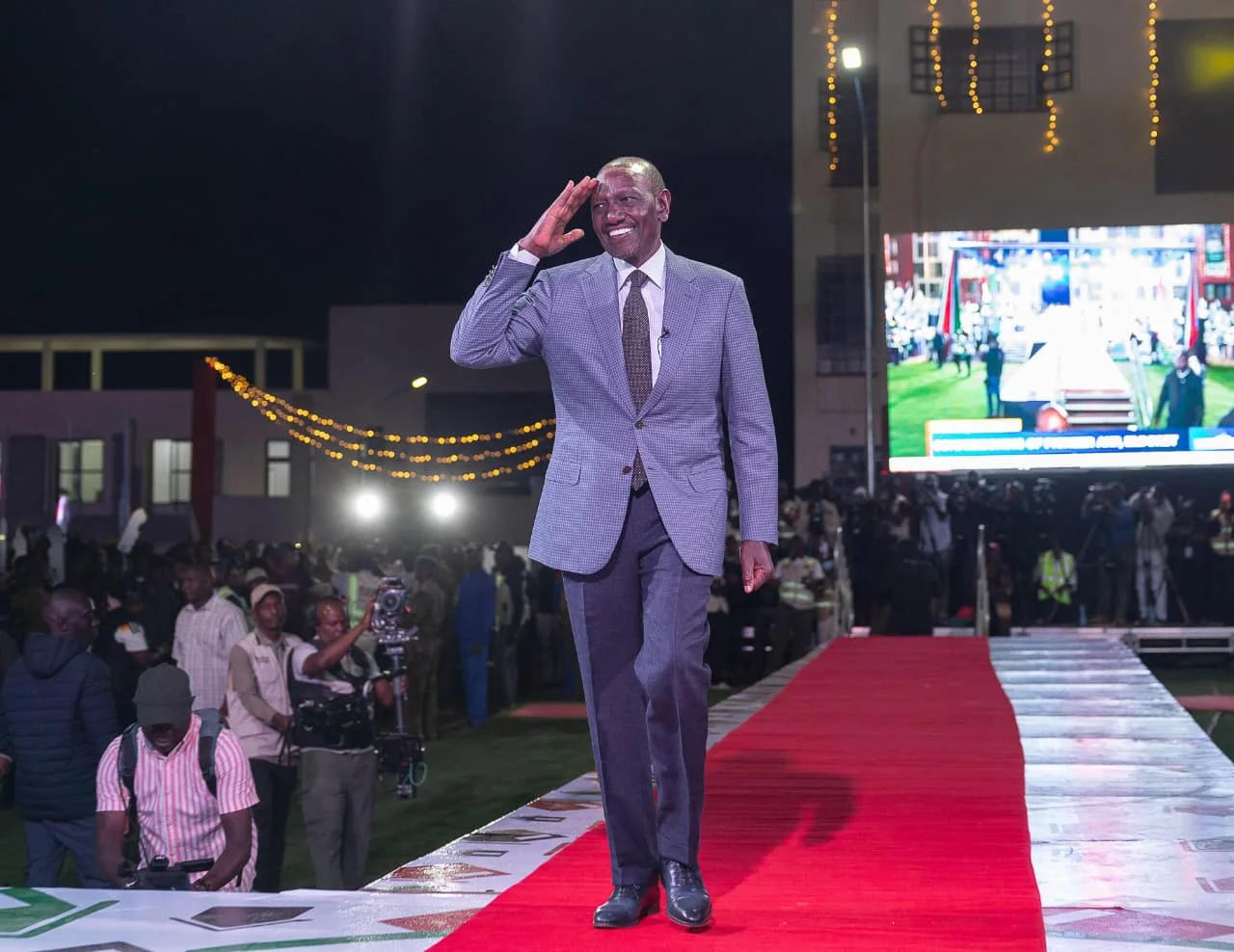 President William Ruto in Eldoret City, Uasin Gishu County on October 18, 2026