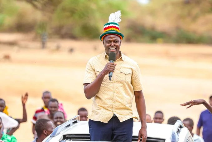 Kiharui MP Ndindi Nyoro in Lokichar, Turkana County People’s Tour on October 18, 2026