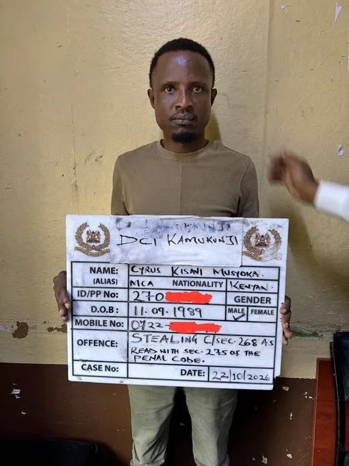Cyrus Kisavi Musyoka, MCA for Ikanga/Kyatune Ward in Kitui County