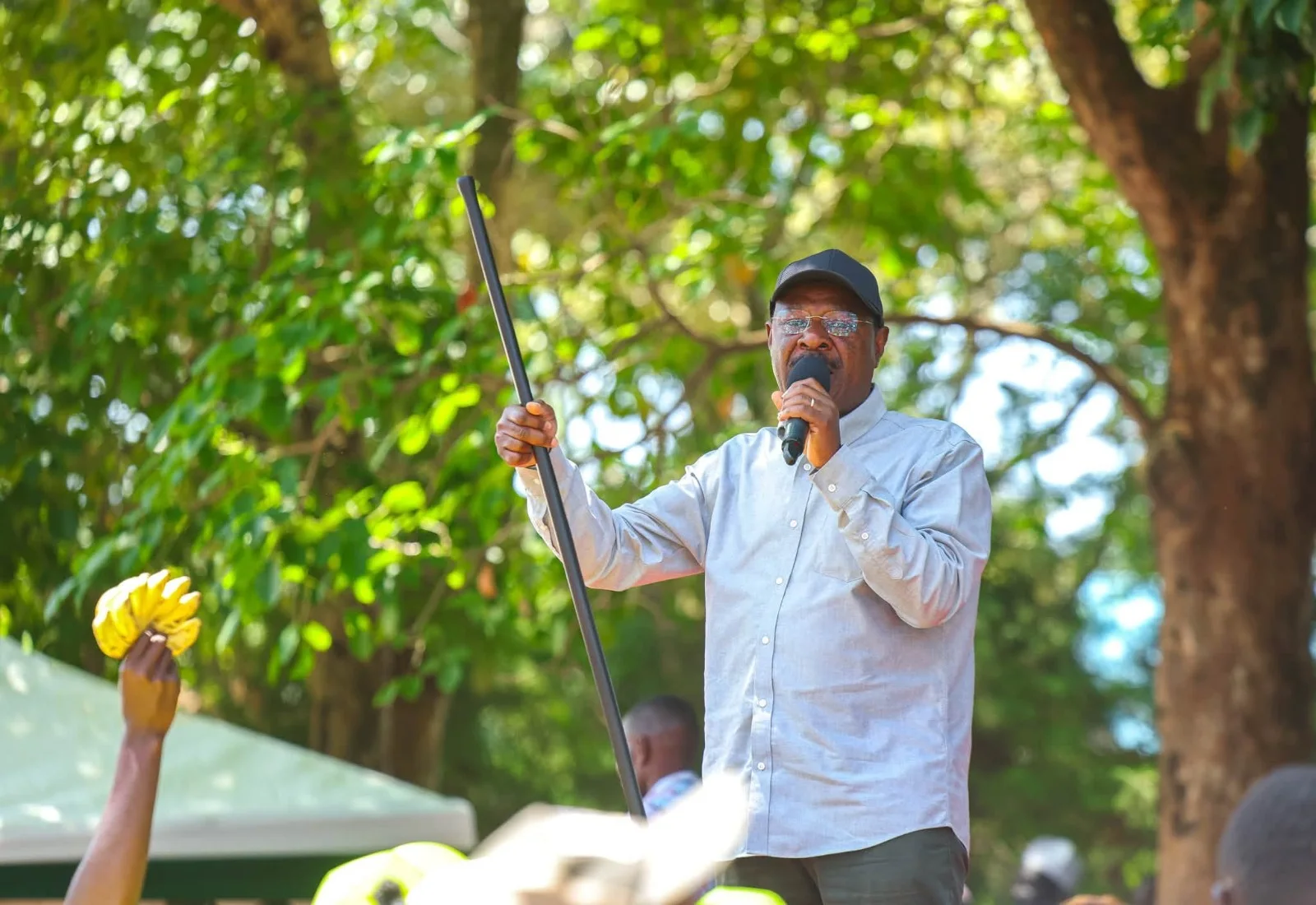 National Assembly Speaker Moses Wetang’ula speaking during a women’s empowerment drive at Jepkoyayi Grounds in Hamisi Constituency, Vihiga County on October 23, 2026