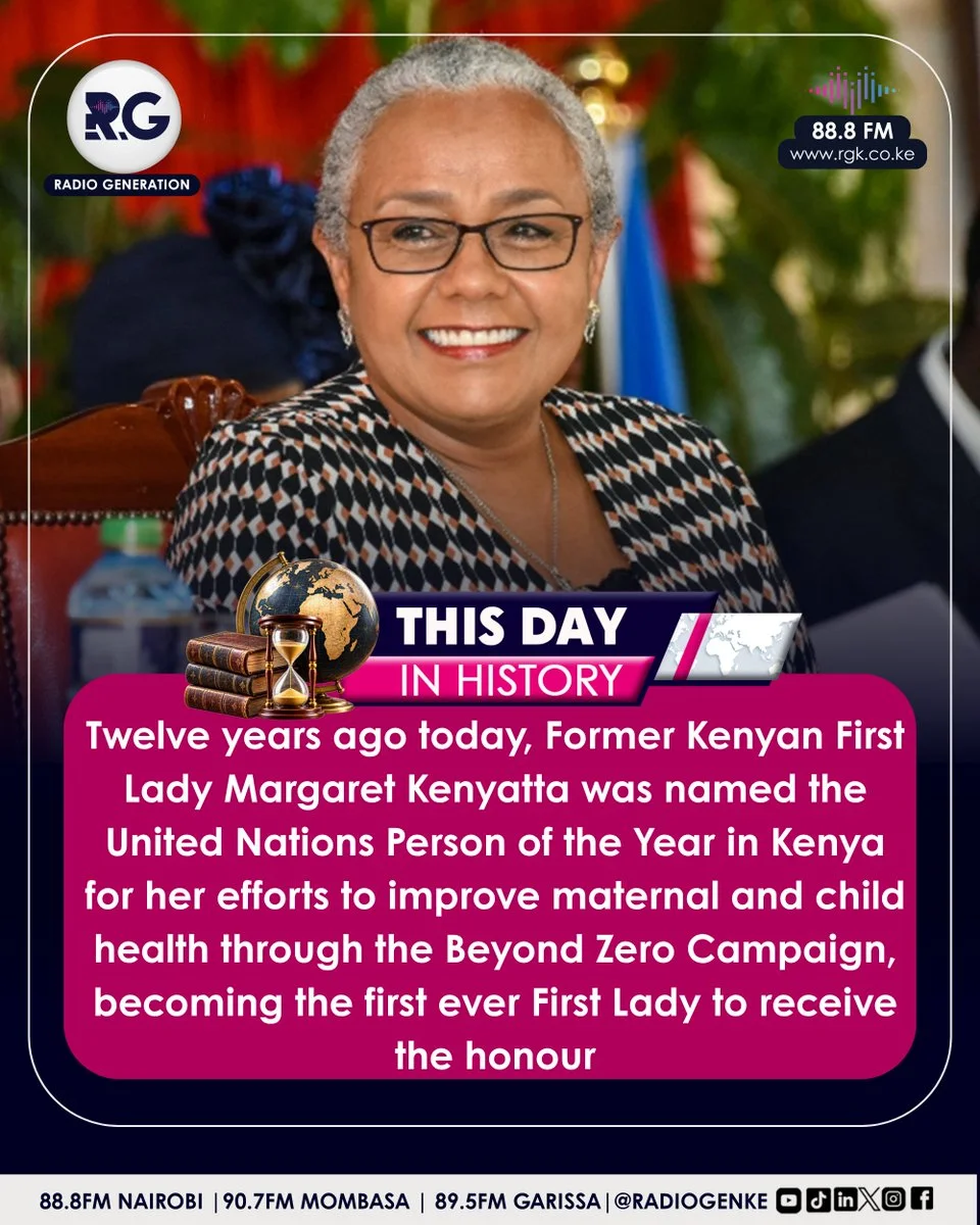 Former First Lady Margaret Kenyatta