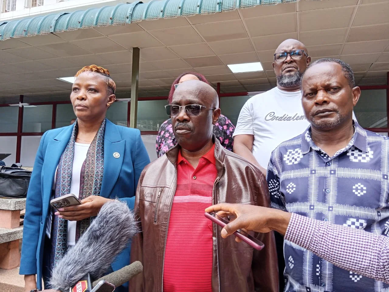 Nairobi County Assembly Planning Committee members addressing the media on October 24, 2026.