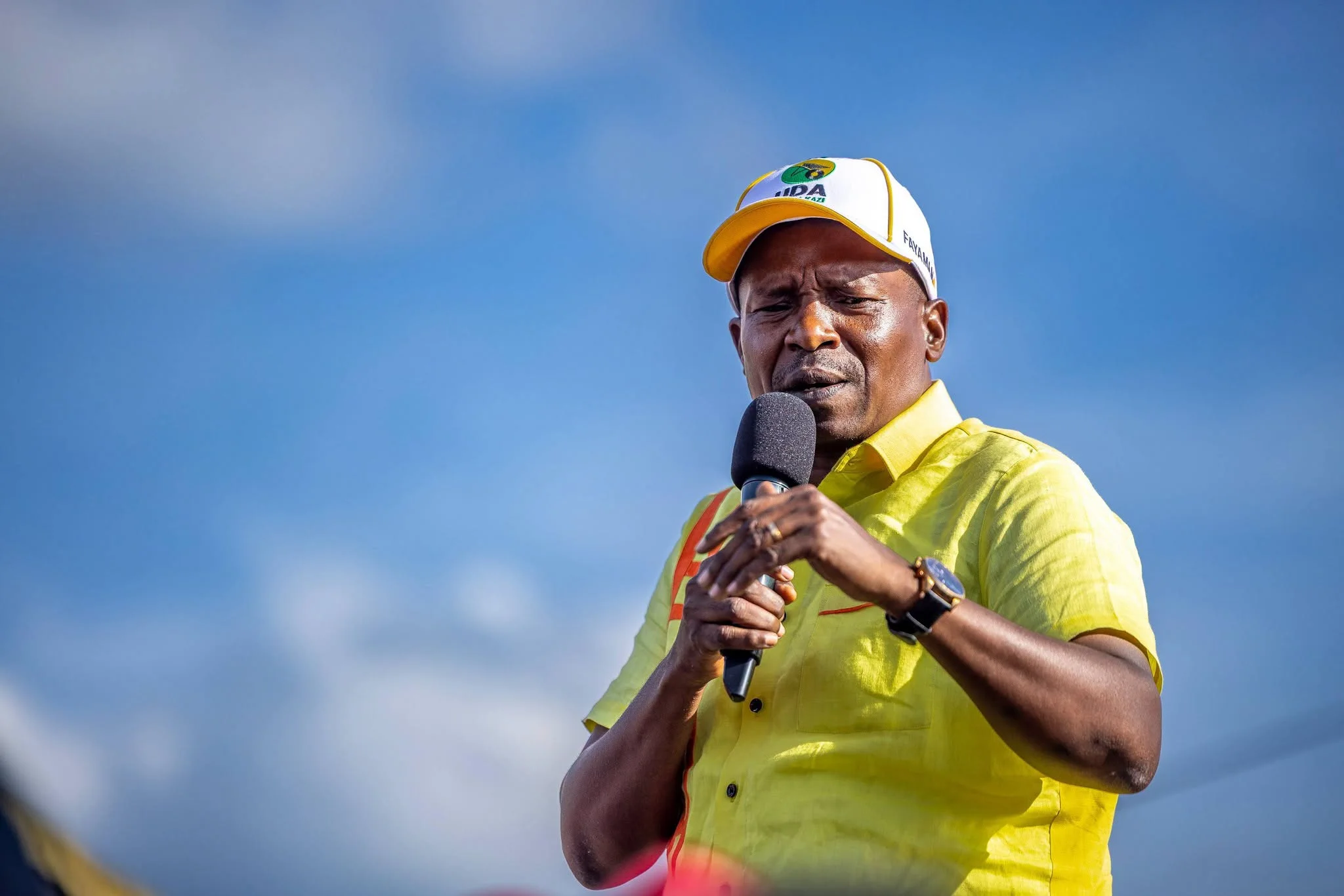 Deputy President Kithure Kindiki speaking in Kinangop, Nyandarua County on October 26, 2026